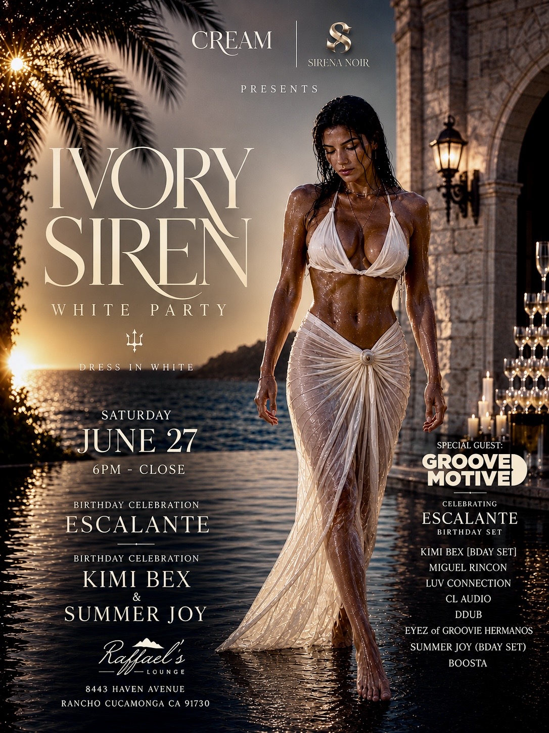 IVORY SIREN [white party]