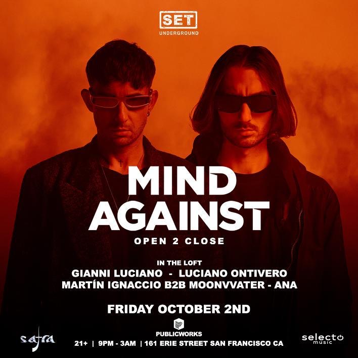 SET with Mind Against All Night Long at Public Works