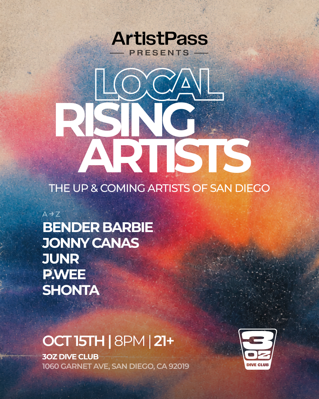 Artist Pass Presents: Local Rising Artists